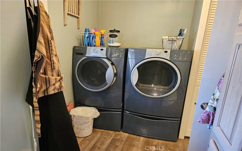 What you can't see is the storage in the laundry room