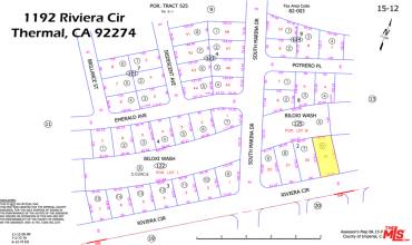 1192 RIVIERA Circle, Thermal, California 92274, ,Land,Buy,1192 RIVIERA Circle,23293267