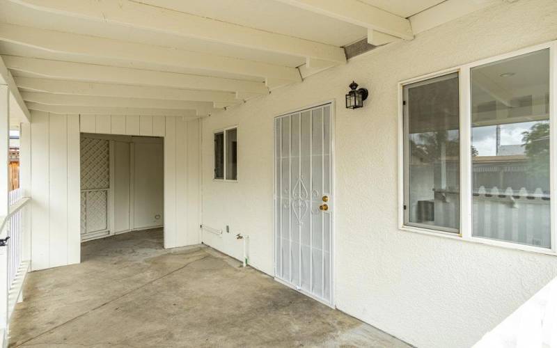 Storage and laundry area