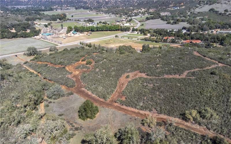 View  South  to North  shows  parcels  1,2,  and  3  Fabulous  views  from  these  and  all sites!