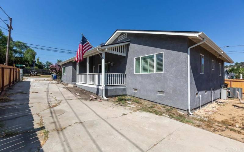 Exterior Side with Porch/Deck