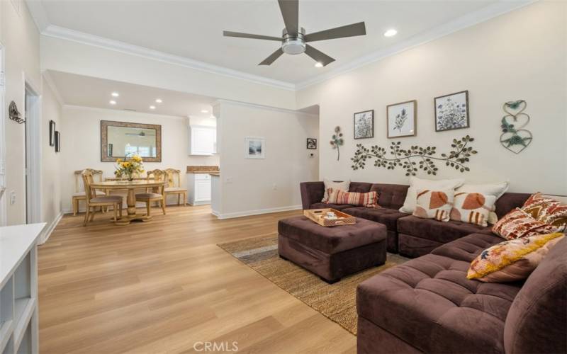 Dining area off kitchen