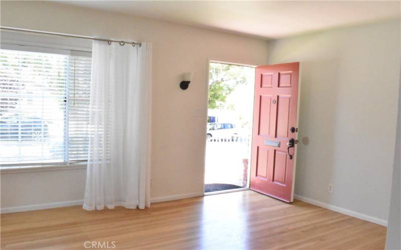 Front Door entrance to living room