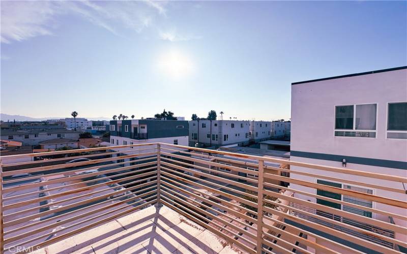 3rd bedroom balcony