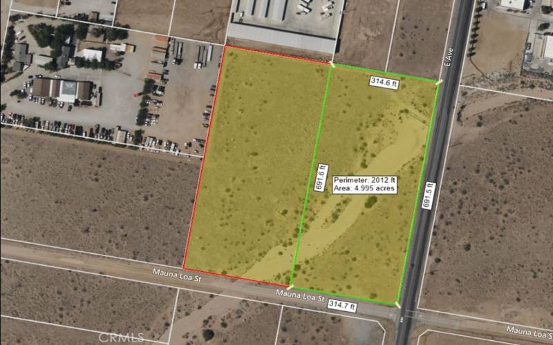 Approximate Dimensions of parcel 13.