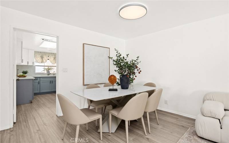 Dining Room next to Kitchen