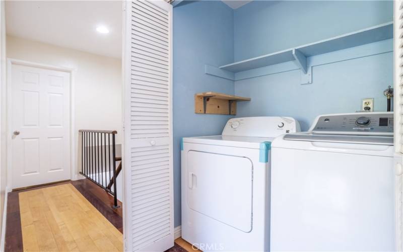 Upstairs Laundry Area and Hallway