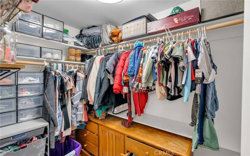 Master suite closet