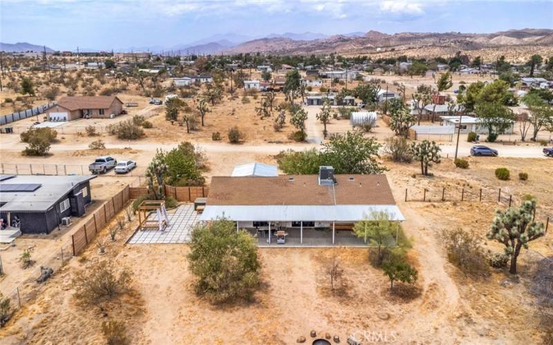 Arial view showing back of home.