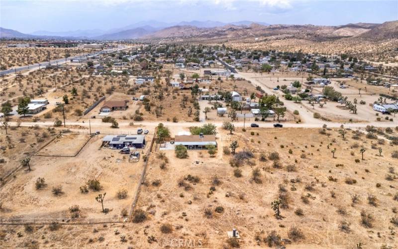 Arial view showing back of home.