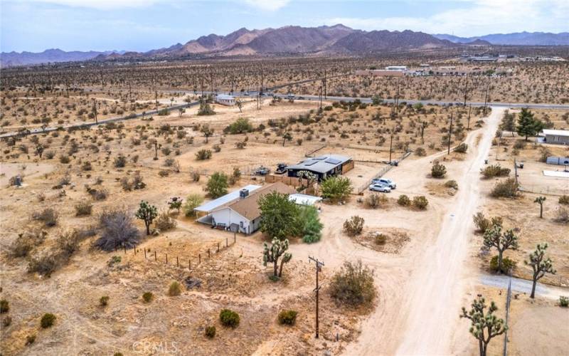 Arial view of home including neighboring home.