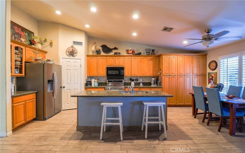 Kitchen area.