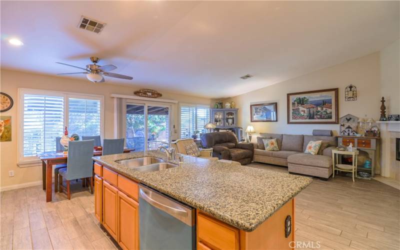 Kitchen island.