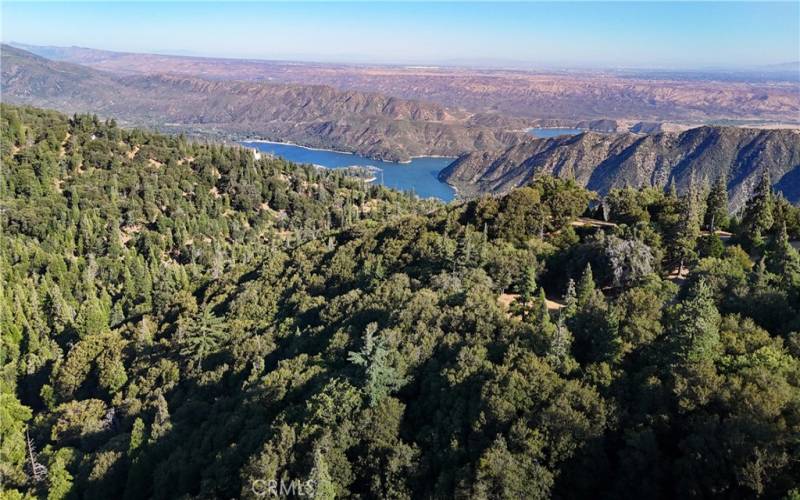 Views of Silverwood Lake not far away