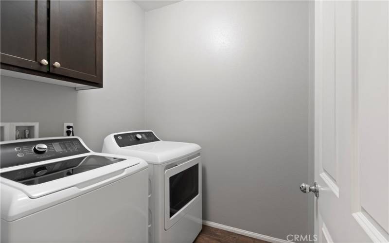 separate laundry room upstairs