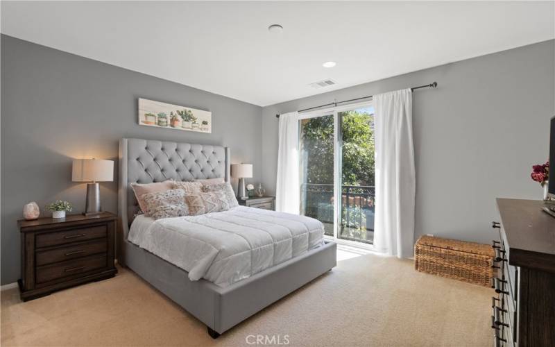 master bedroom suite with lots of natural light