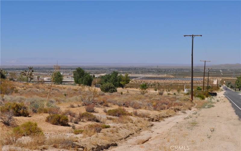 View towards California Aqueduct Pumping Station