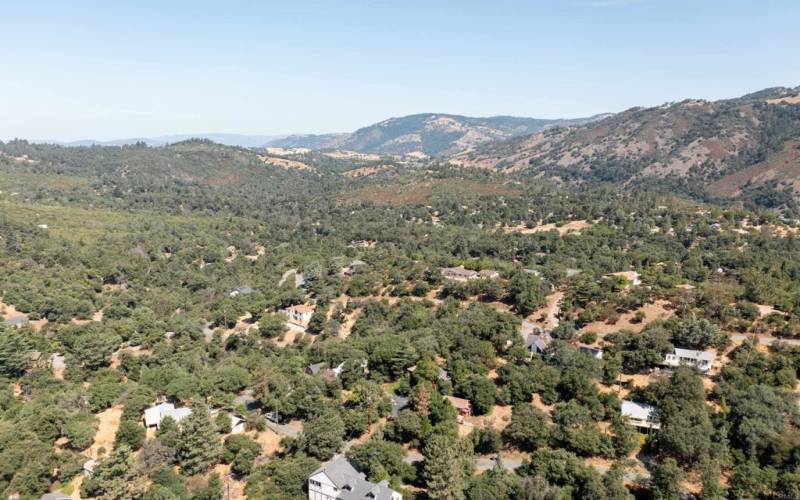 Aerial of Mountains