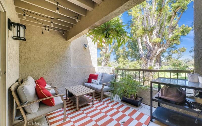 Patio off of Kitchen and Living Room