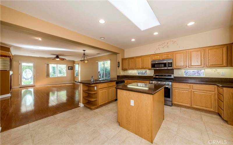 Spacious kitchen/natural sun light