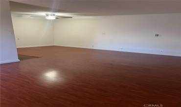 Large living room and dining area