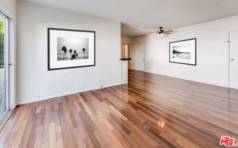 View of Living Area from West Wall