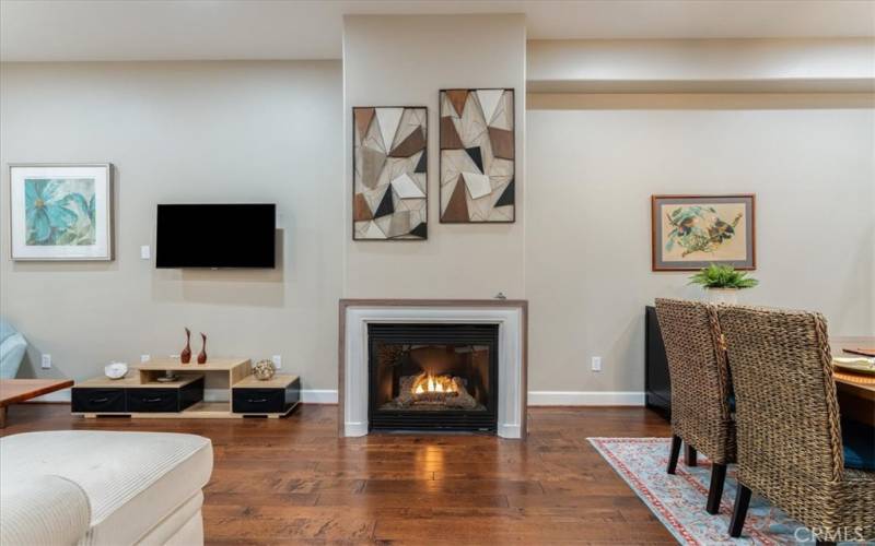 Centrally located Fireplace