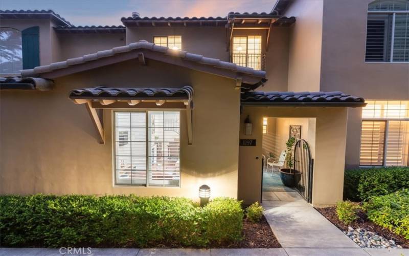 Front of Home with Gated Access