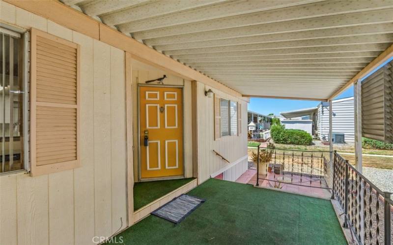 Front Porch and Front Door