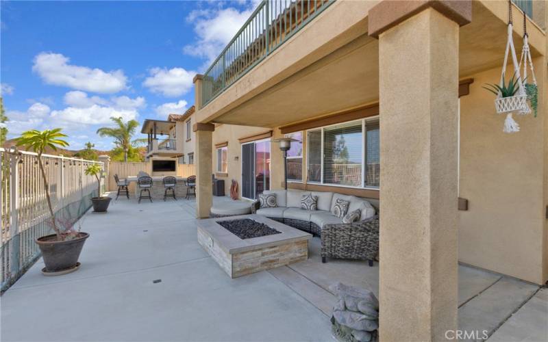 Patio and Fire pit