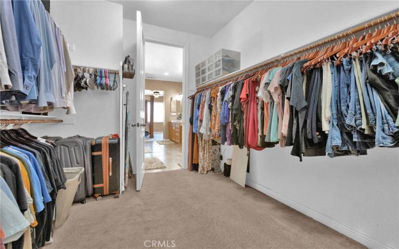 Master Room Walk in Closet