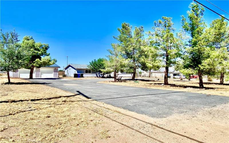 Driveway to garage