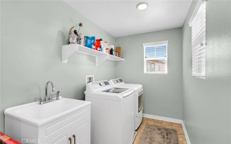 Laundry room upstairs