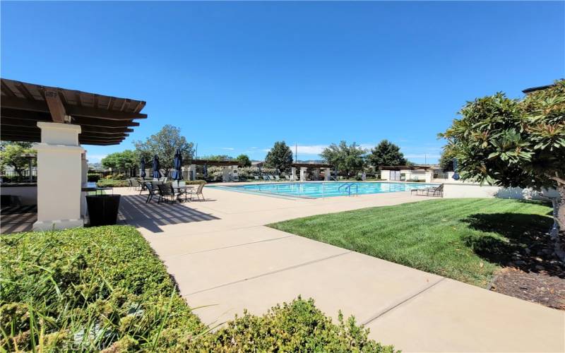 Resort style swimming pool