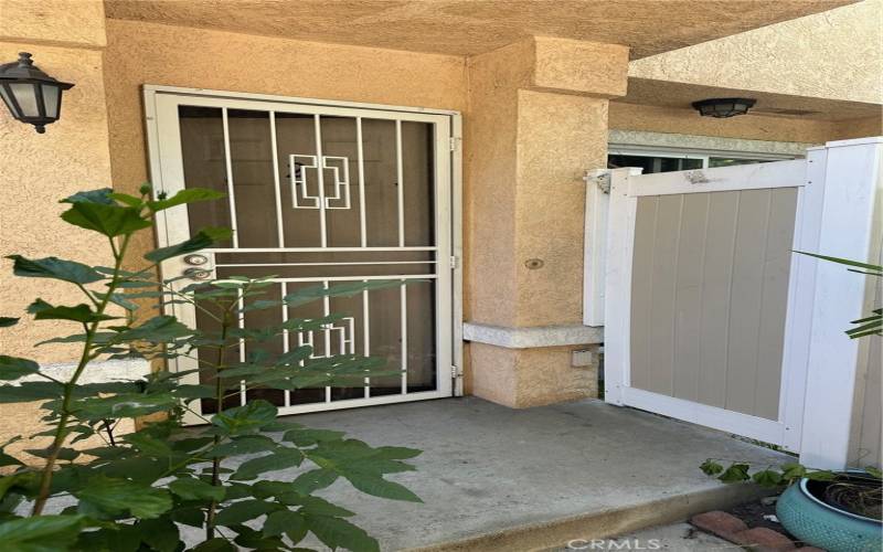 Front Door Entrance.