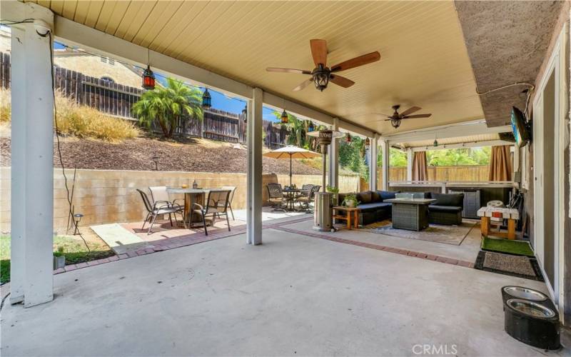 Backyard patio