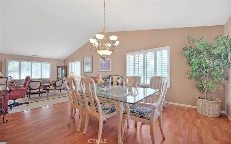 Formal dining room.