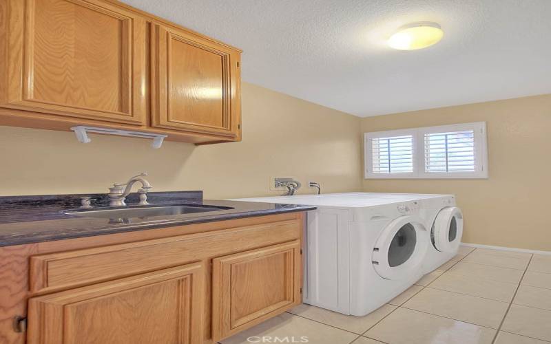 Laundry room.