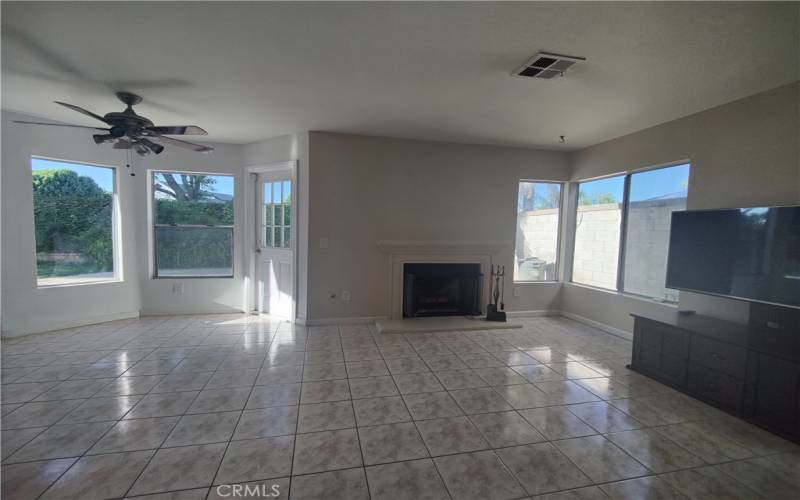 Living room/Back door