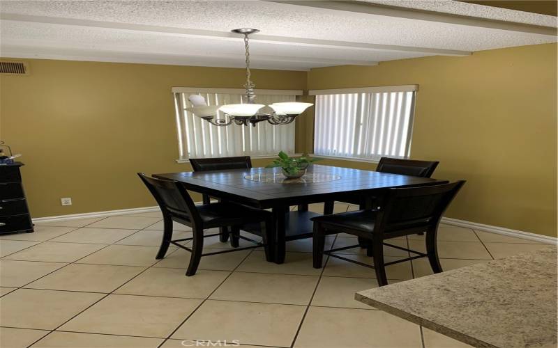 dining area off kitchen