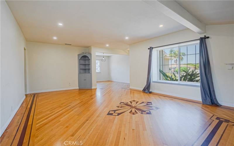 View of living space from Fireplace