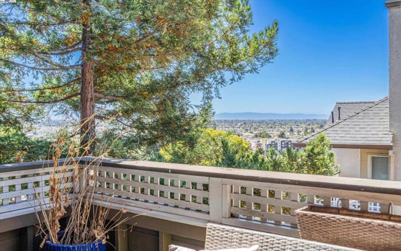 Spacious balcony!