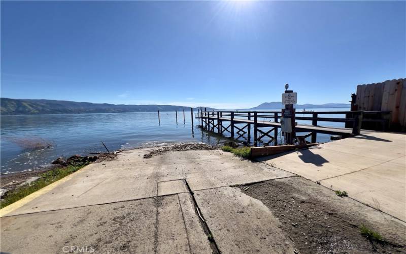 Community Boat Ramp and fishing pier