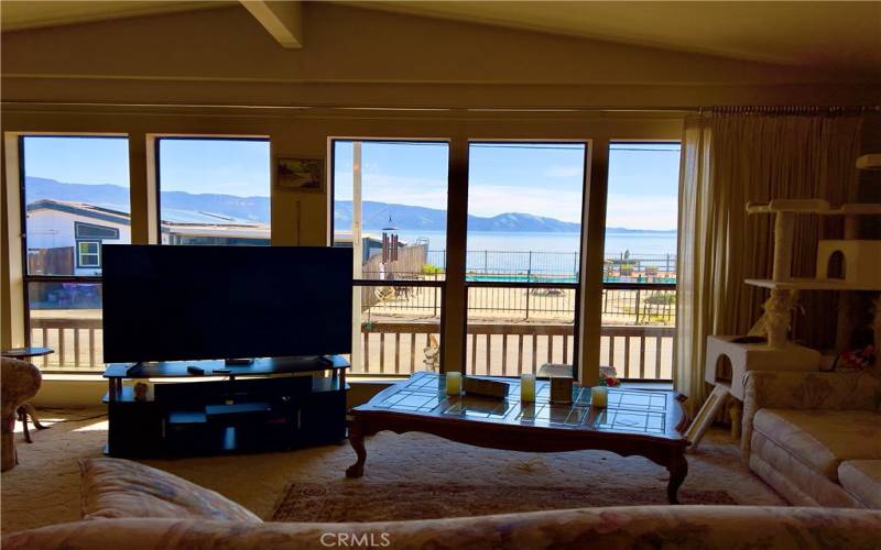 Great Pool and Lakeview from Living Room