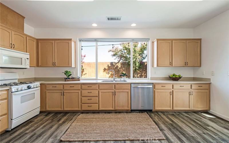 Spacious kitchen