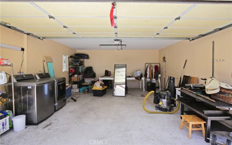 Insulated and drywalled garage