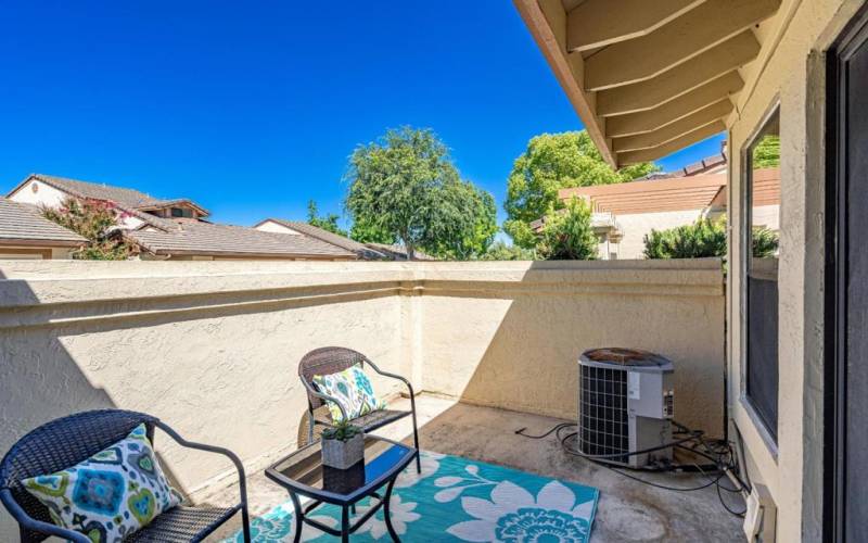 private main bedroom patio