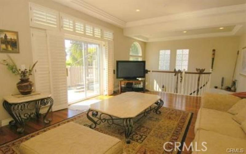 Livingroom with private balcony