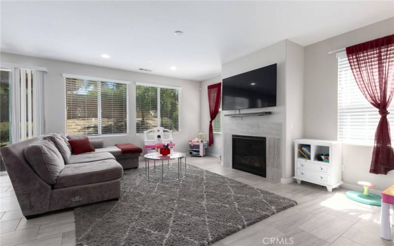 Family Room with Fireplace