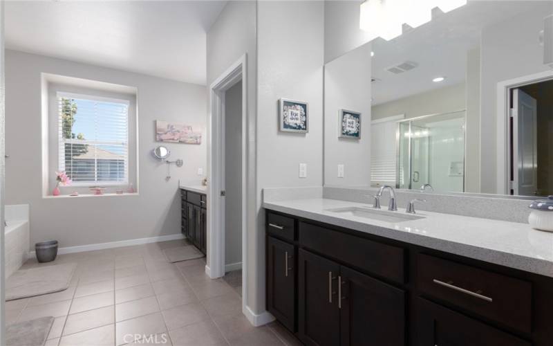 Primary Bathroom / Vanity areas